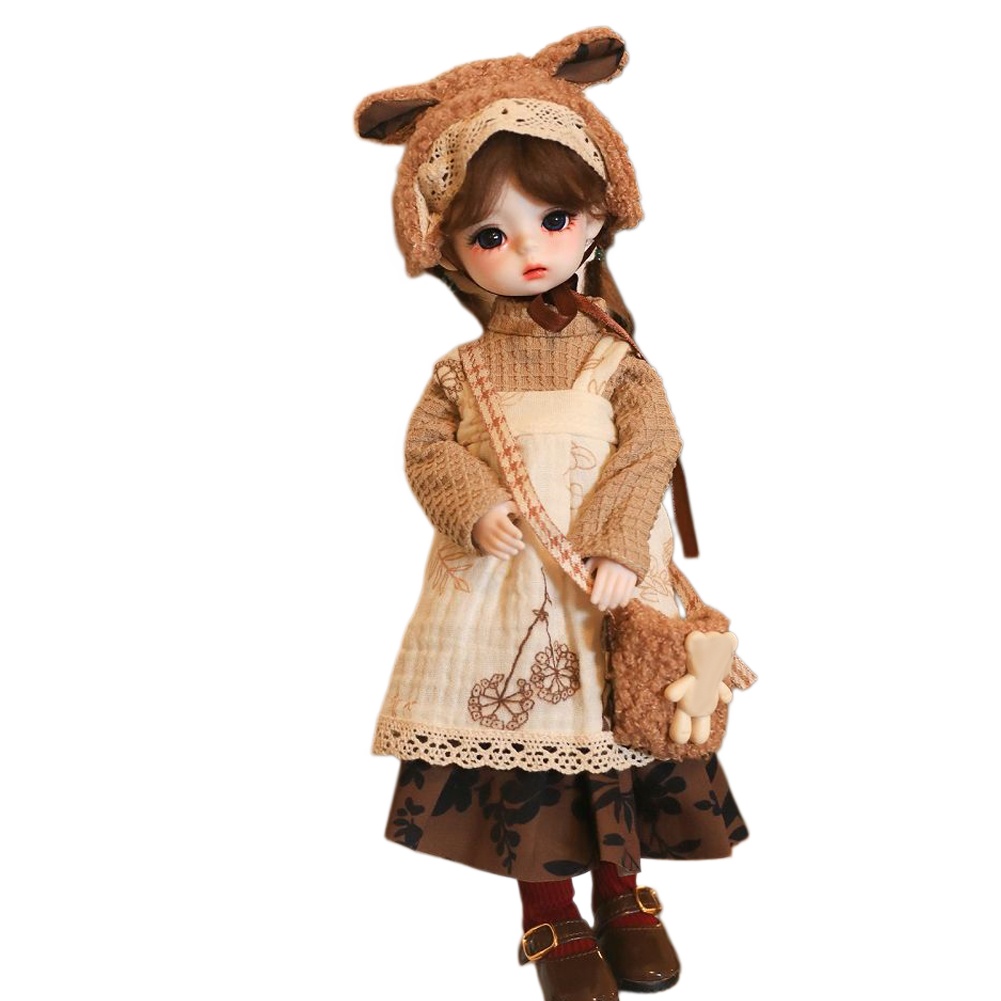 Bjd Doll 1 6 Full Set With Clothes - دمية فتاة بطول 11 بوصة من