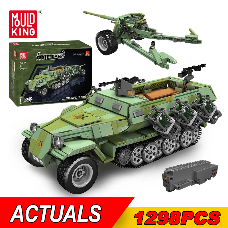 Lego Compatible Military Tank - قالب ملكينج عسكري وحدة بناء خزان