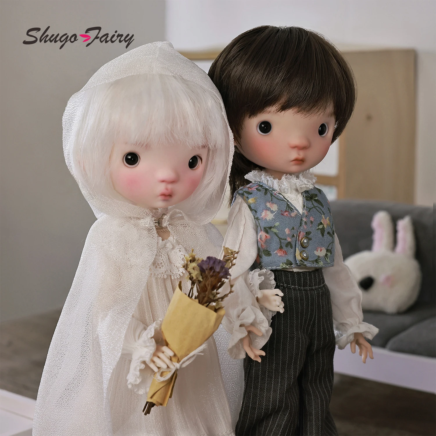 Bjd Doll 1 6 Full Set With Clothes - دمى BJD شوجا فيري بيتشز 1/6
