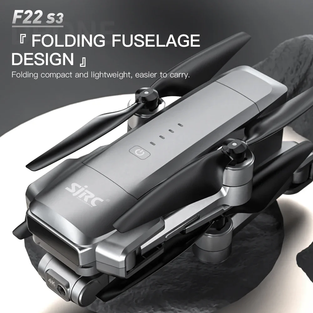 Fpv Brushless Rc Drone 4K - طائرة SJRC F22 S3 pro القابلة