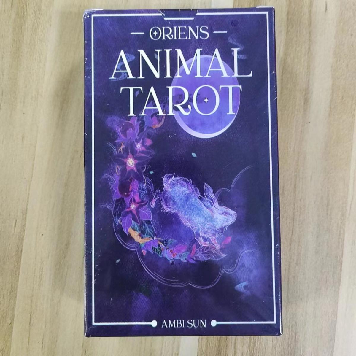 Tarot Cards Deck With Guidebook - 12x7 سم أورينز أنيمال تاروت 78