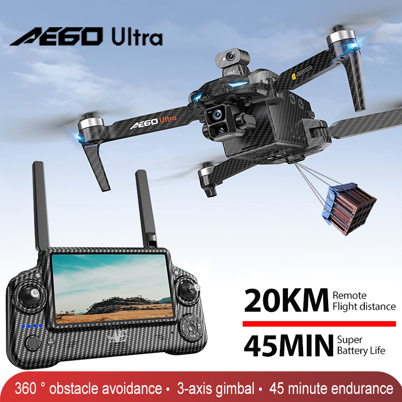 Fpv Brushless Rc Drone 4K - AE60 نظام تحديد المواقع بدون طيار