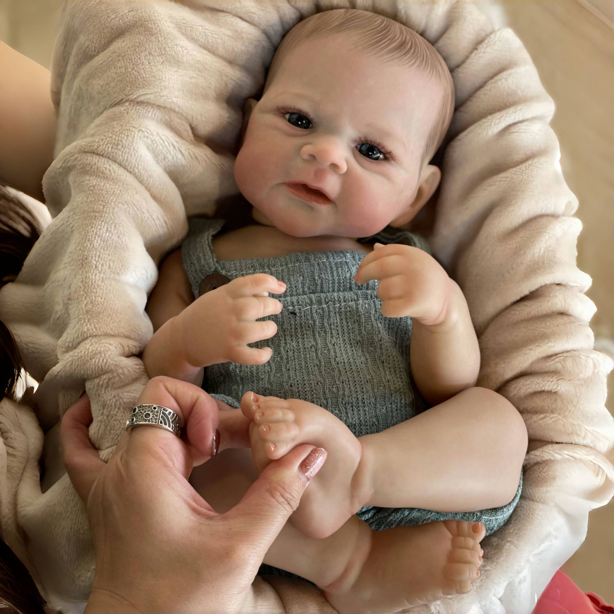Reborn Baby Doll Silicone Realistic - دمى أوتارد دولز 19 بوصة إيليا