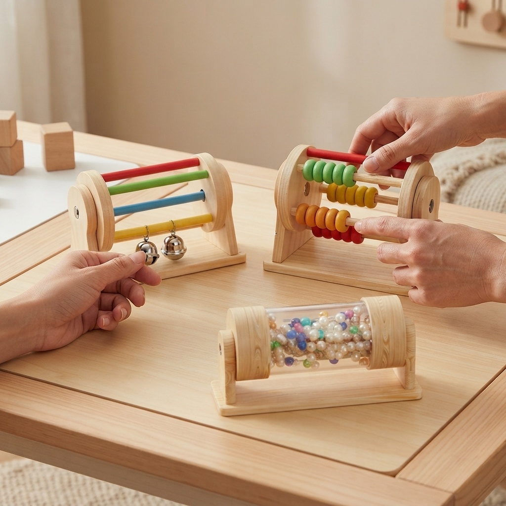 لوحة الأنشطة الخشبية المونتيسو - مراجعة Montessori Wooden Busy Board Toddler وسعره