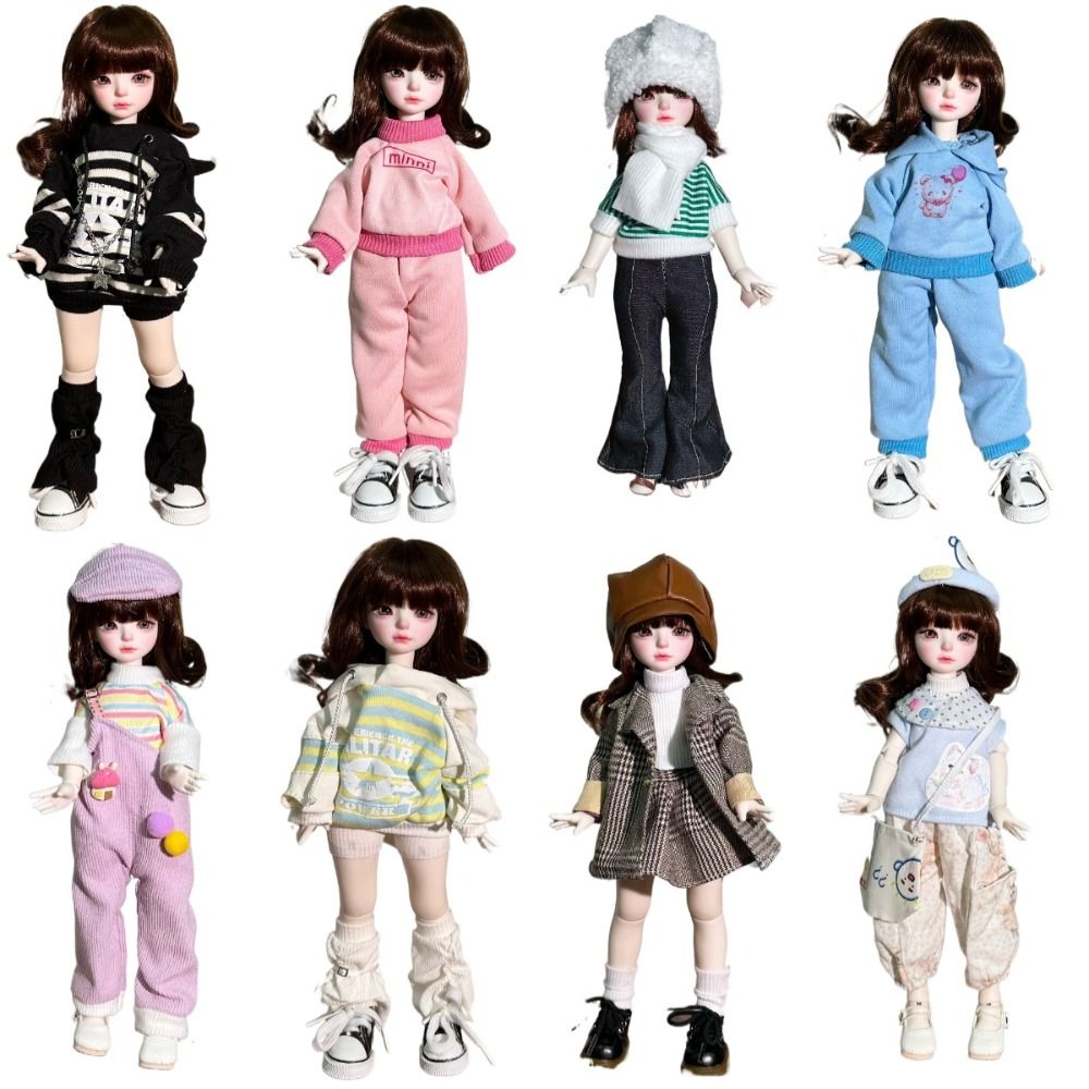 1/6 BJD دمية فستان دمية موضة 3 - مراجعة Bjd Doll 1 6 Full Set With Clothes وسعره