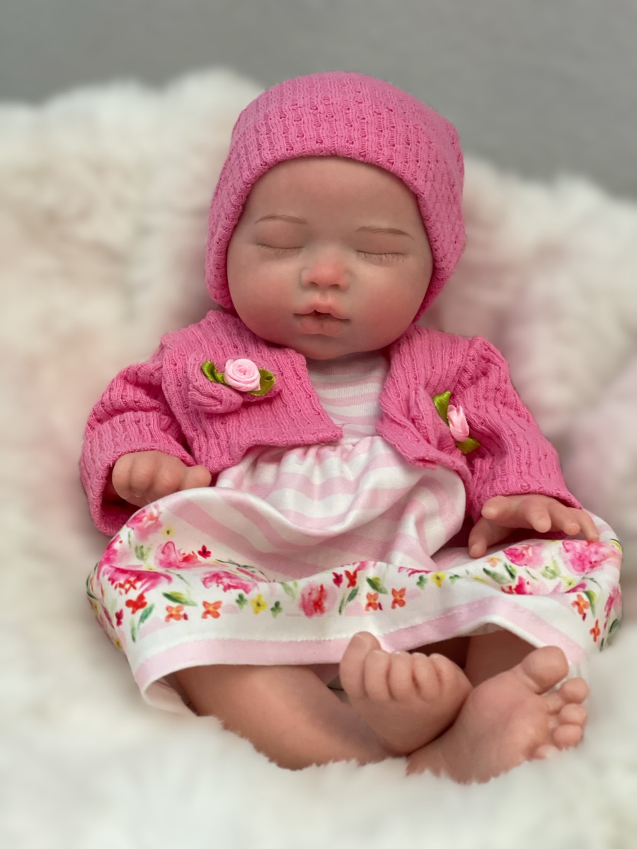13.7 بوصة 35 سنتيمتر كامل الجس - مراجعة Reborn Baby Doll Silicone Realistic وسعره