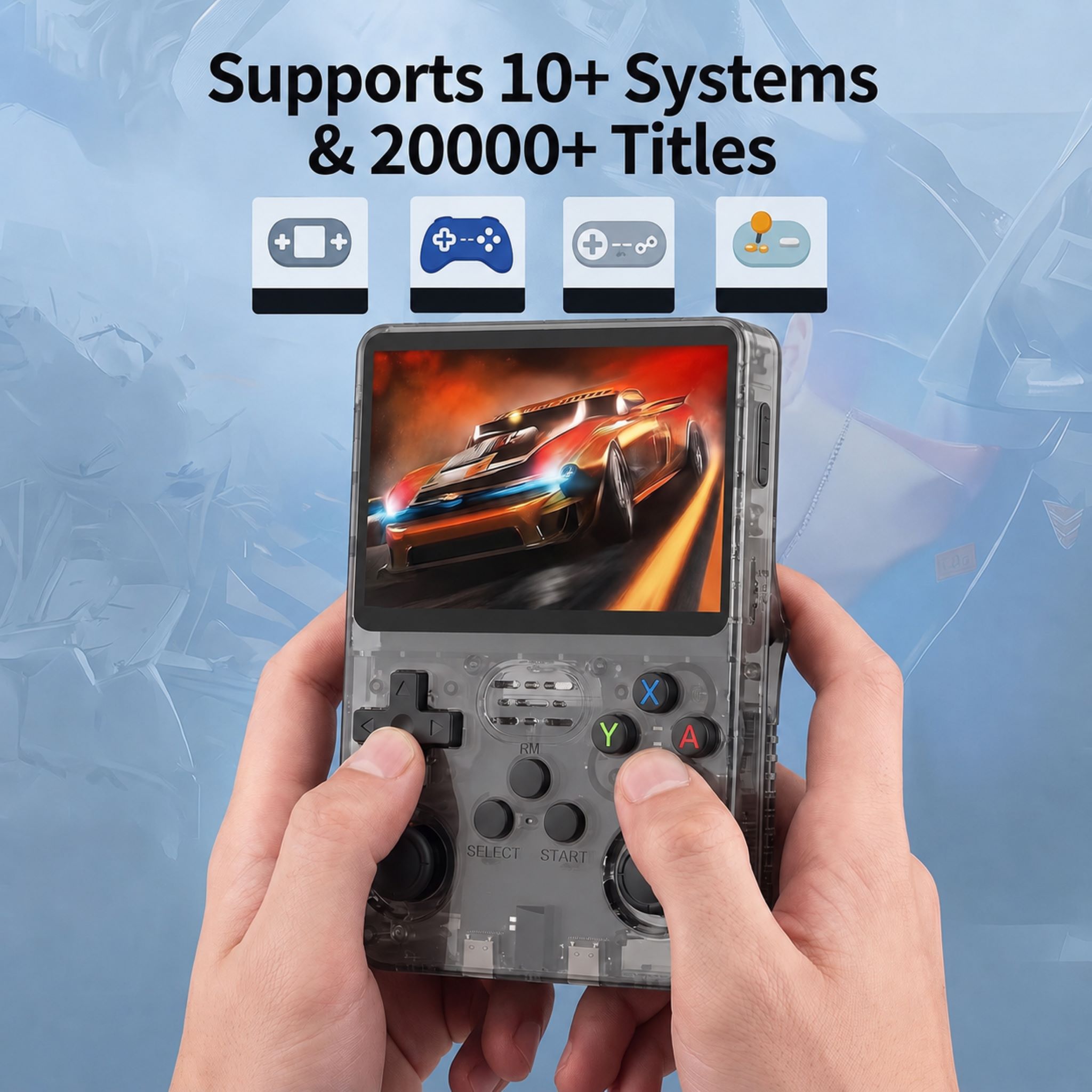 جهاز ألعاب فيديو محمول كلاسيكي - مراجعة Retro Handheld Game Console R36S وسعره