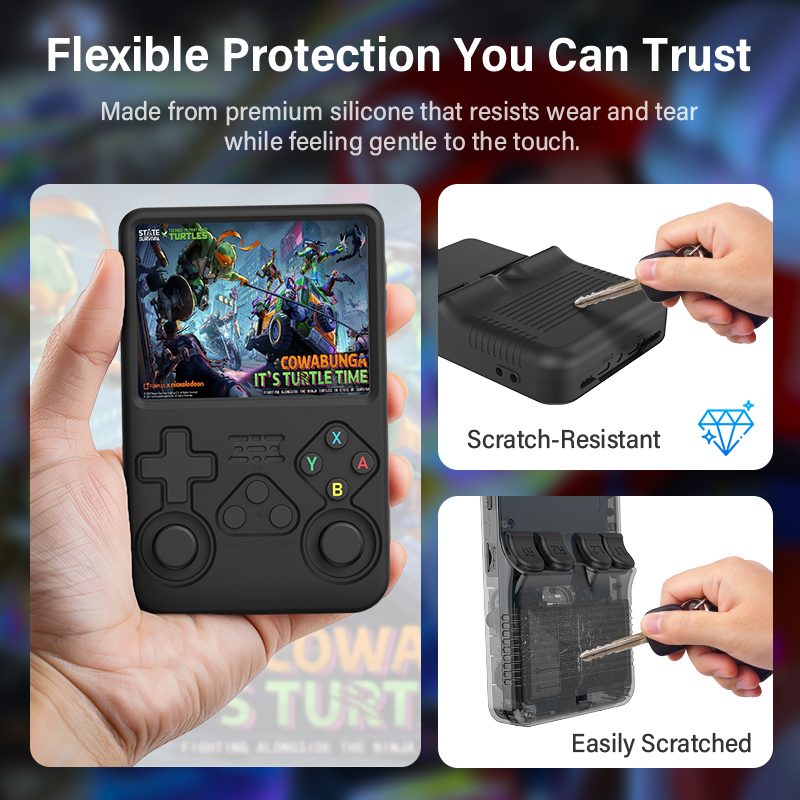 غطاء حماية لجهاز R36S، غطاء سي - مراجعة Retro Handheld Game Console R36S وسعره