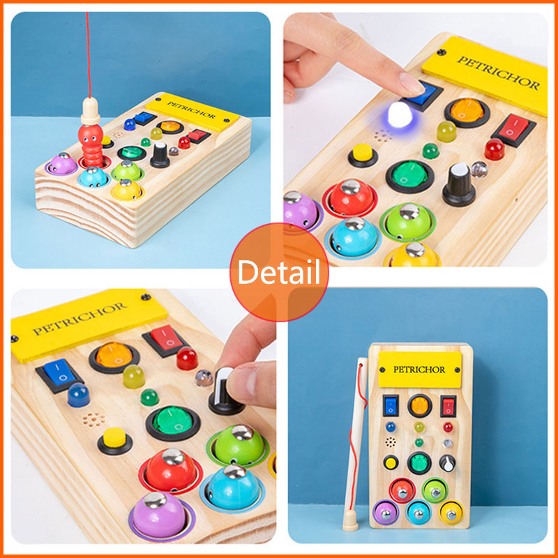 لوحة مونتيسوري المشغولة ألعاب  - مراجعة Montessori Wooden Busy Board Toddler وسعره