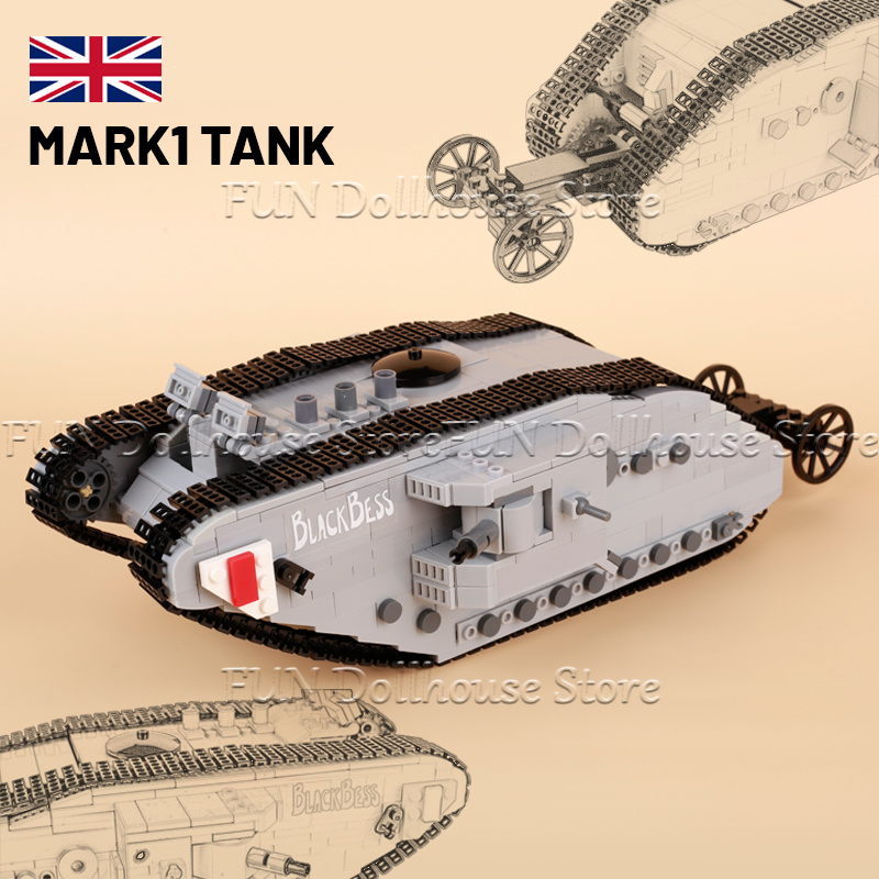 نموذج مصغر لمدفعية ميدانية من  - مراجعة Lego Compatible Military Tank وسعره
