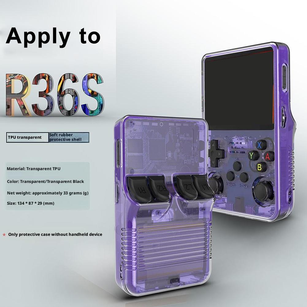 غطاء حماية لجهاز ألعاب R36S ال - مراجعة Retro Handheld Game Console R36S وسعره