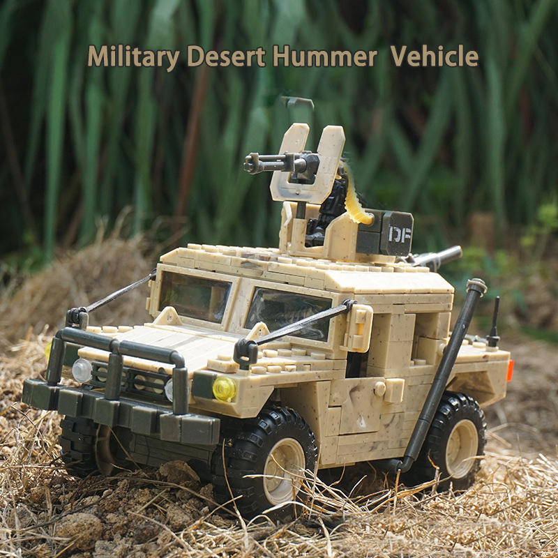 MOC-كتلة بناء هامر العسكرية لل - مراجعة Lego Compatible Military Tank وسعره
