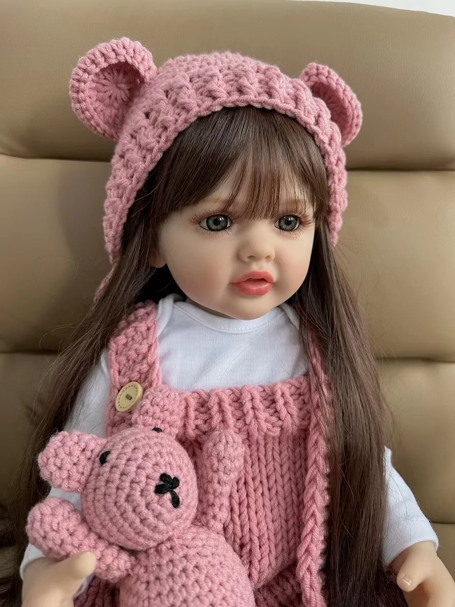 BZDOLL 55 سنتيمتر 22 بوصة نابض - مراجعة Reborn Baby Doll Silicone Realistic وسعره