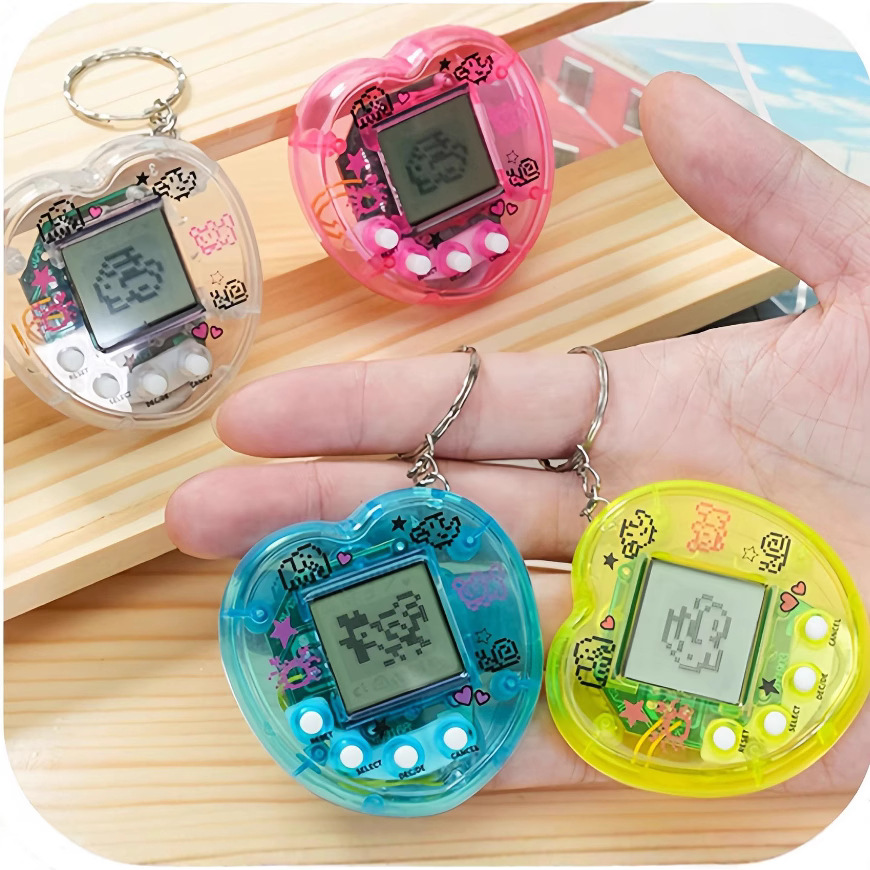 على شكل قلب الحيوانات الأليفة  - مراجعة Tamagotchi Electronic Pet Virtual وسعره
