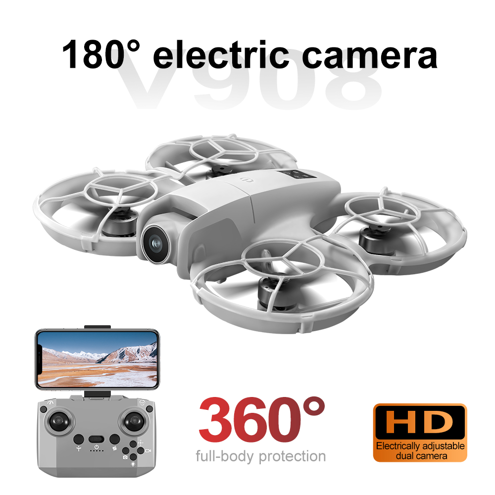 طائرة بدون طيار V908 الأصلية ر - مراجعة Fpv Brushless Rc Drone 4K وسعره