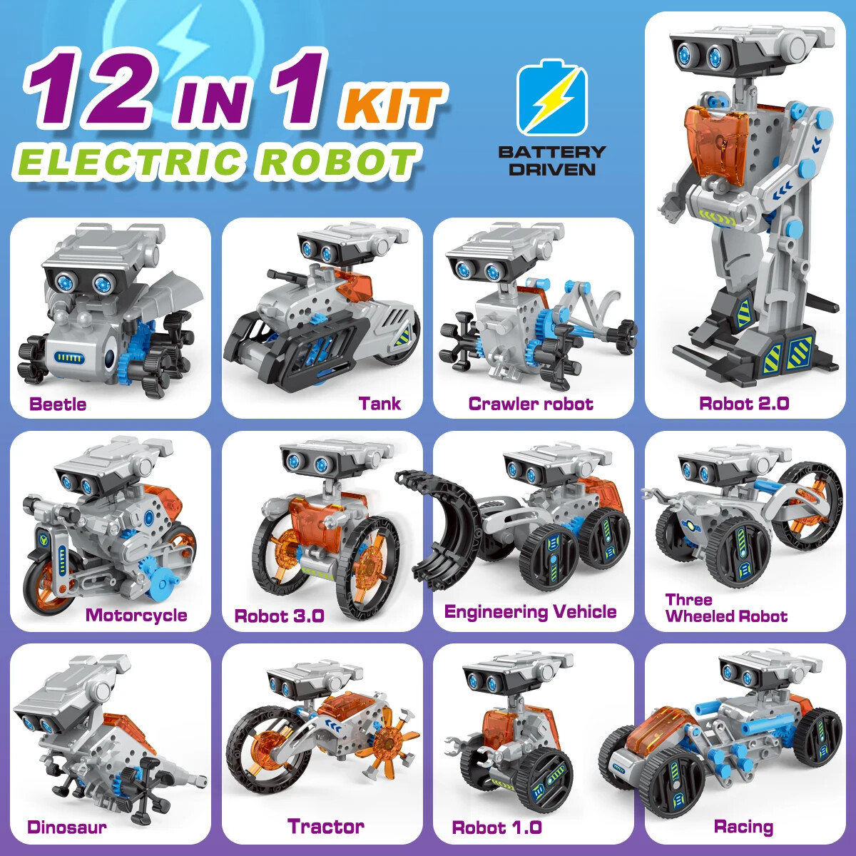 مجموعة ألعاب روبوت تعليمية تعم - مراجعة Stem Solar Robot Kit For Kids وسعره