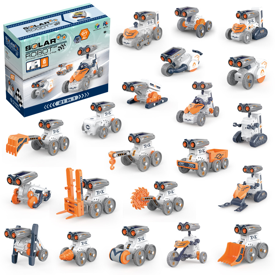 21 في 1 الجذعية الشمسية روبوت  - مراجعة Stem Solar Robot Kit For Kids وسعره