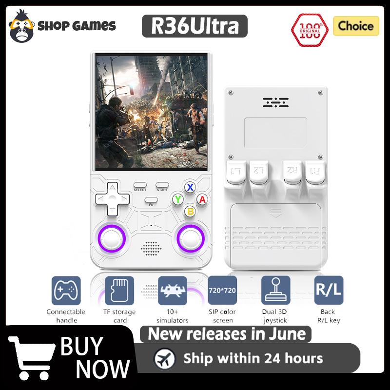 وحدة تحكم ألعاب فيديو R36 Ultr - مراجعة Retro Handheld Game Console R36S وسعره