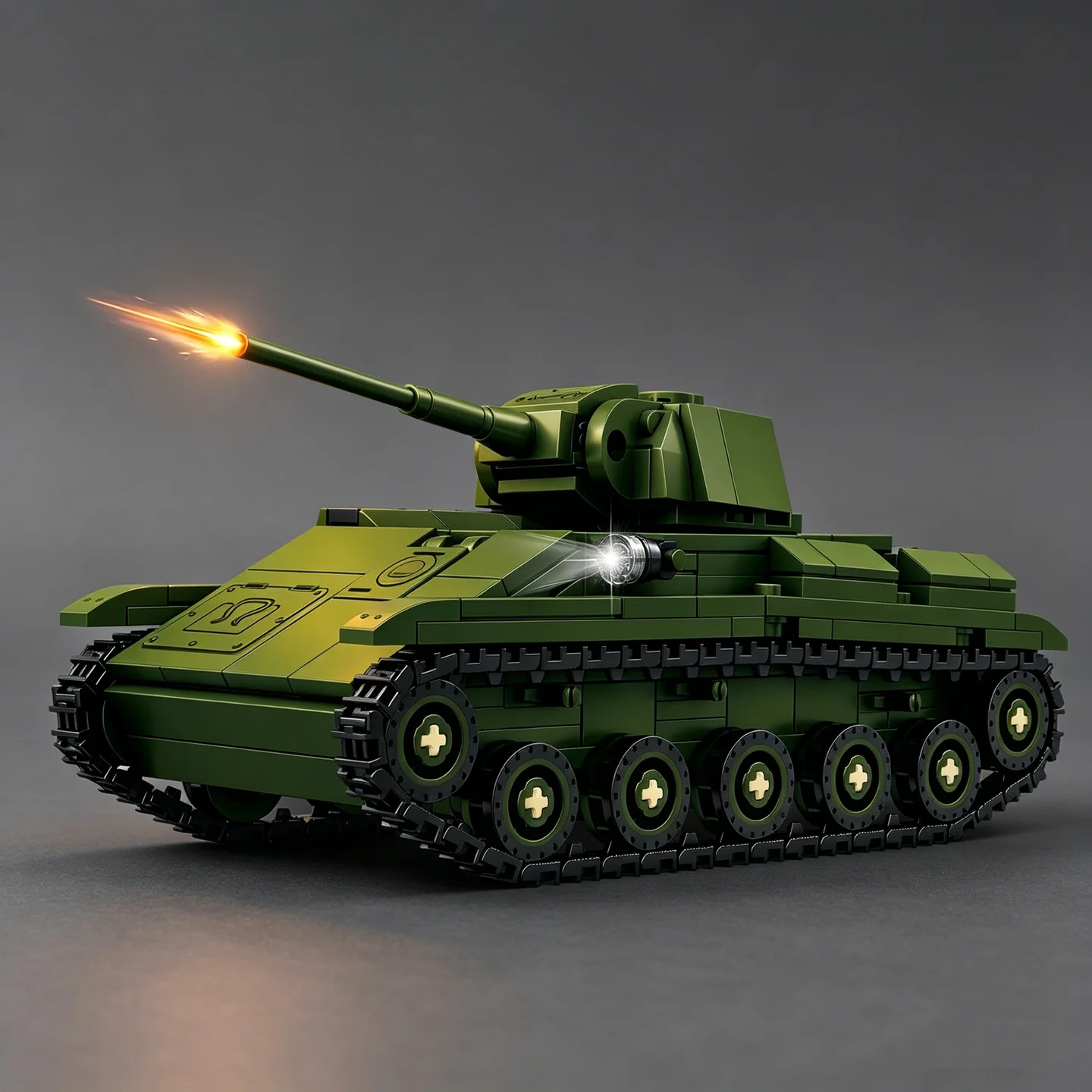 نموذج دبابة خفيفة T-70 للجيش ا - مراجعة Lego Compatible Military Tank وسعره