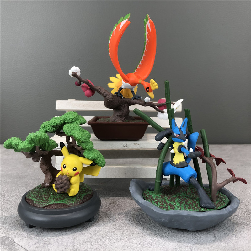 مجموعة ريمينت بوكيمون بونساي - - مراجعة Anime Action Figure Blind Box وسعره