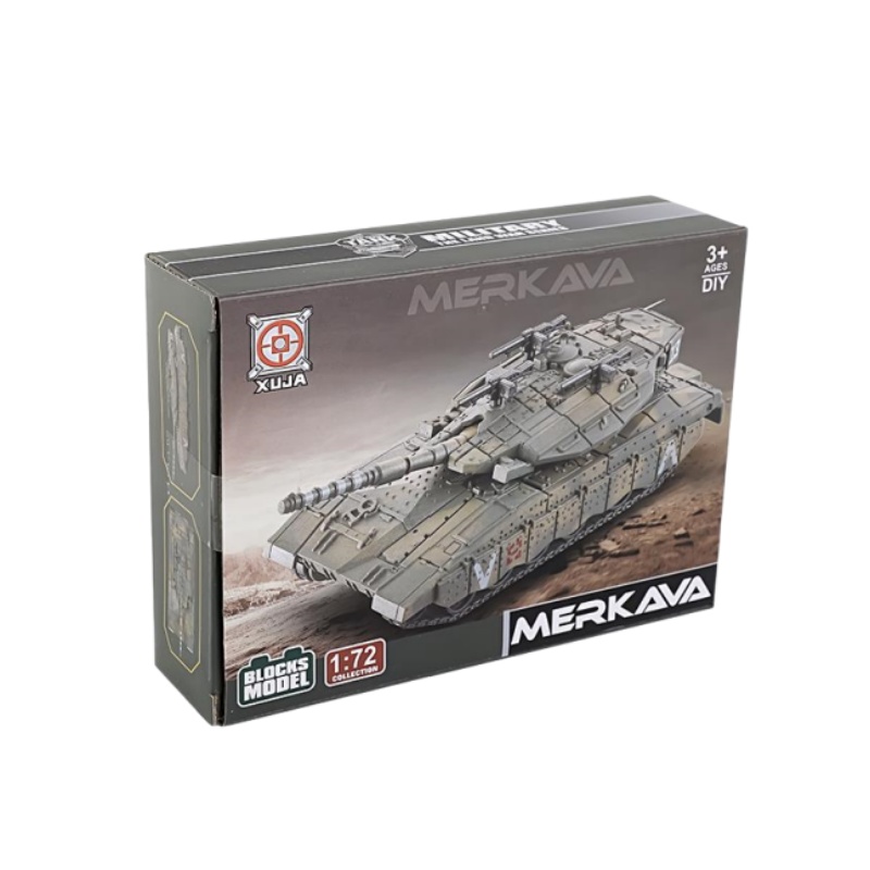 1/72 إسرائيل ميركافا نموذج دبا - مراجعة Lego Compatible Military Tank وسعره