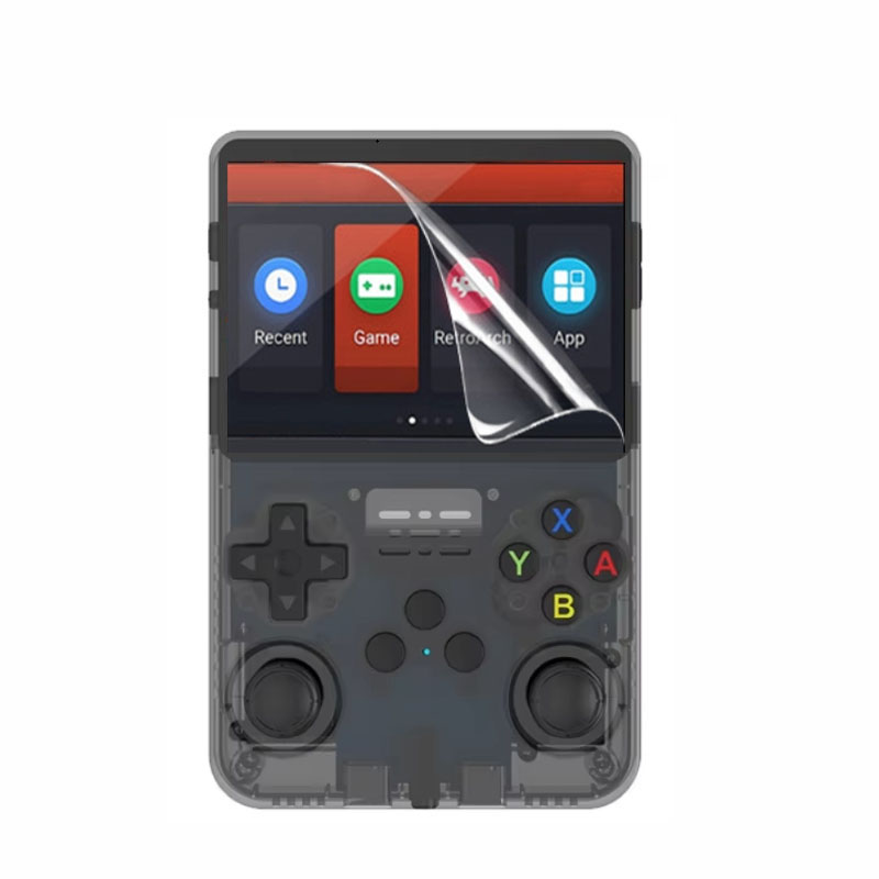 3 قطعة بولي TPU لينة واقي للشا - مراجعة Retro Handheld Game Console R36S وسعره