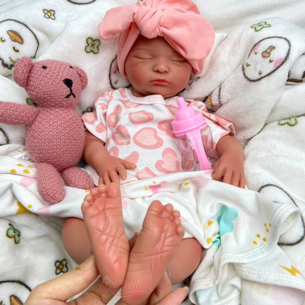 دمية ريبورن سيليكون قابلة للغس - مراجعة Reborn Baby Doll Silicone Realistic وسعره