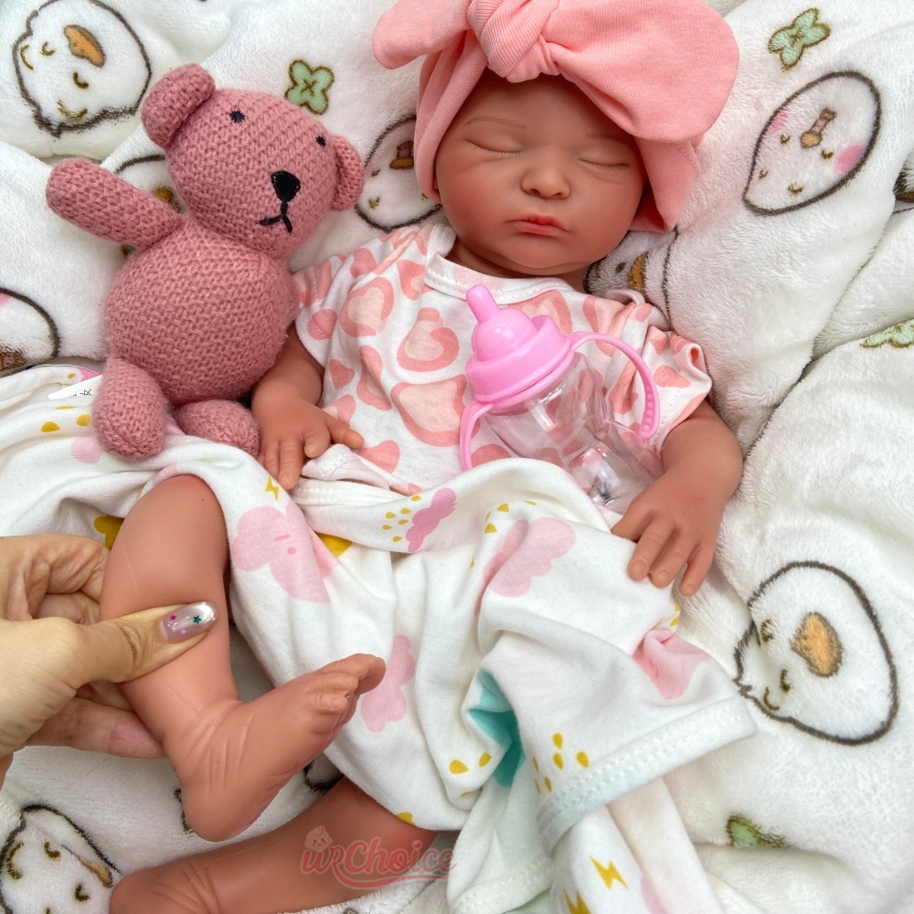 دمية ريبورن سيليكون قابلة للغس - مراجعة Reborn Baby Doll Silicone Realistic وسعره